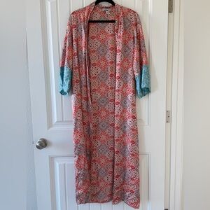August Moon 100% Silk Robe